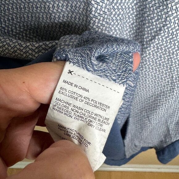 Penguin Shirt Mens Large Blue Polo Classic Fit Short Sleeve Embroidered Logo - Picture 4 of 9